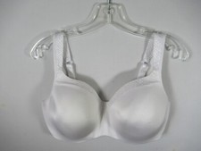Playtex Secrets Amazing Shape Balconette Bra 38DDD White Underwire 4823