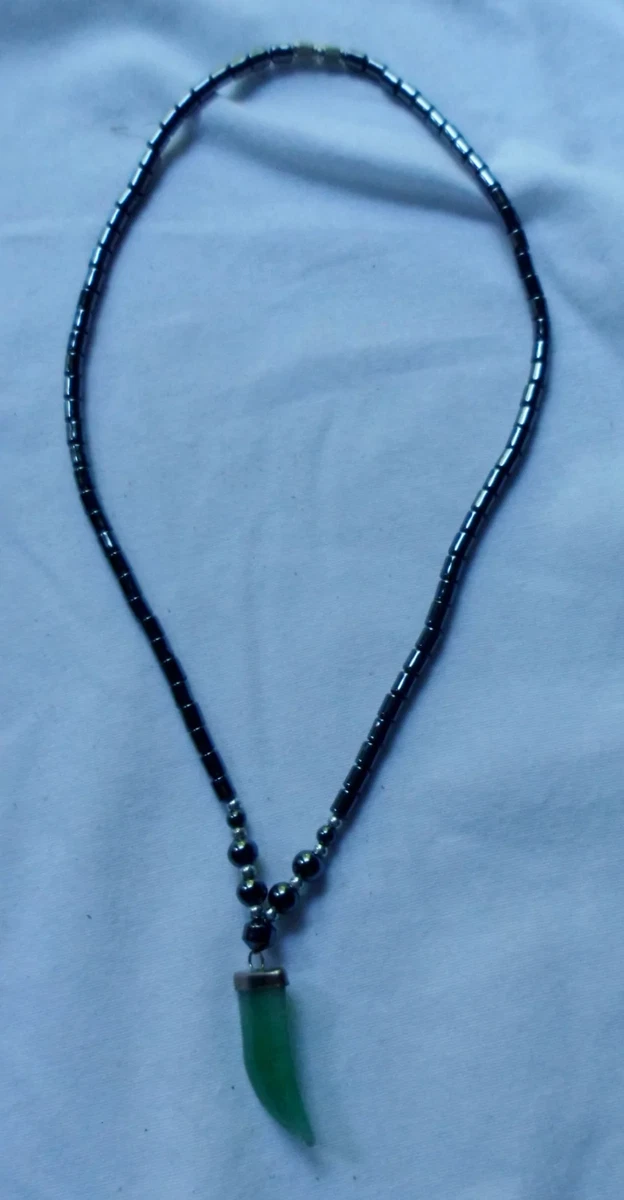 Peruvian Stone Jade Like Necklace Jewelry Peru 20060702mm
