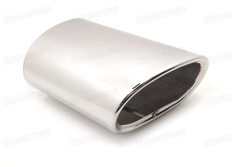 Punta silenciadora de escape de coche plateada tubo trasero moldura de extremo nuevo para BMW X3 2011-2017 #Z077 Foto 3 de 4