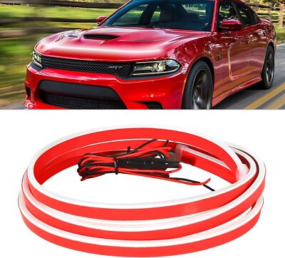 Hood Light Strip 70.87 Inches Car Hood Light Strip Dynamic Car Hood LED Strip Light 12V Waterproof Exterior Flexible LED Strip Lights For Car,Daytime Running Light For Cars SUVs Trucks Price In