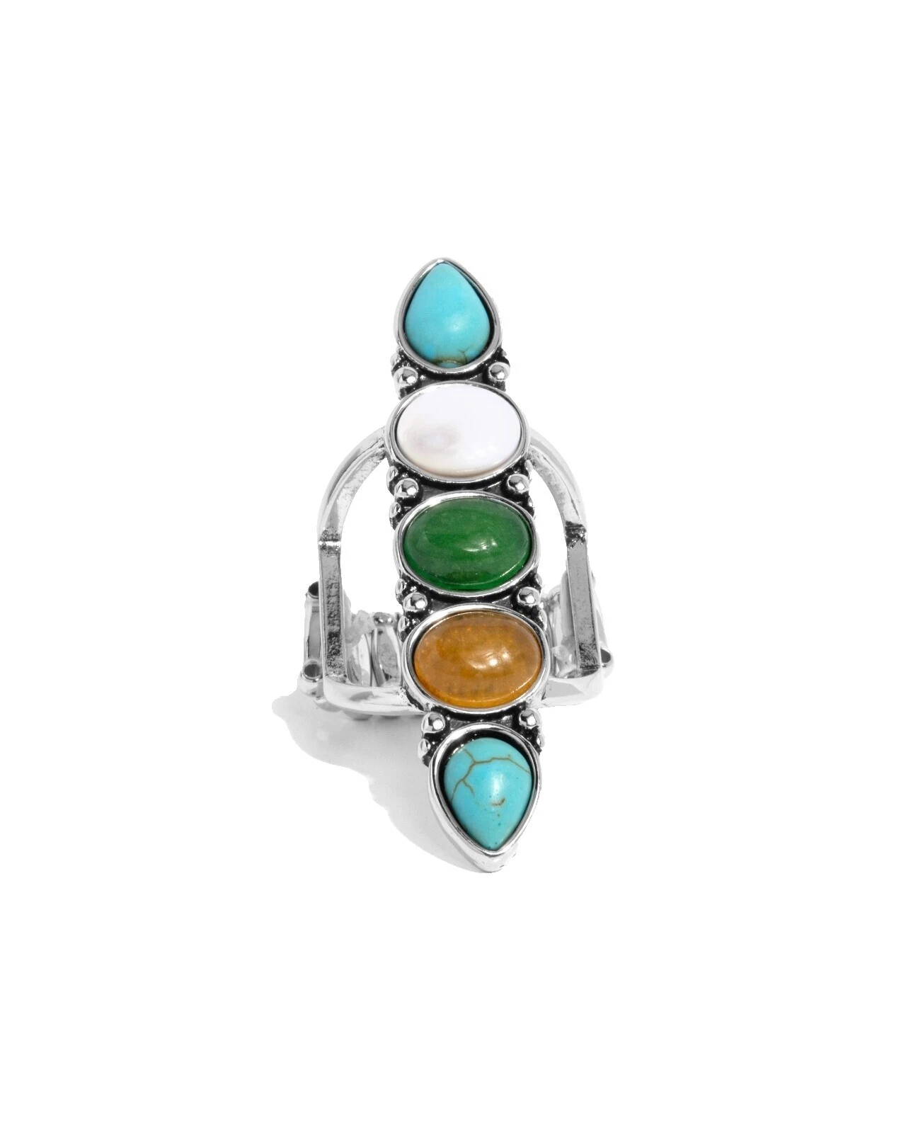 Shell Silver Plated Fashion Rings