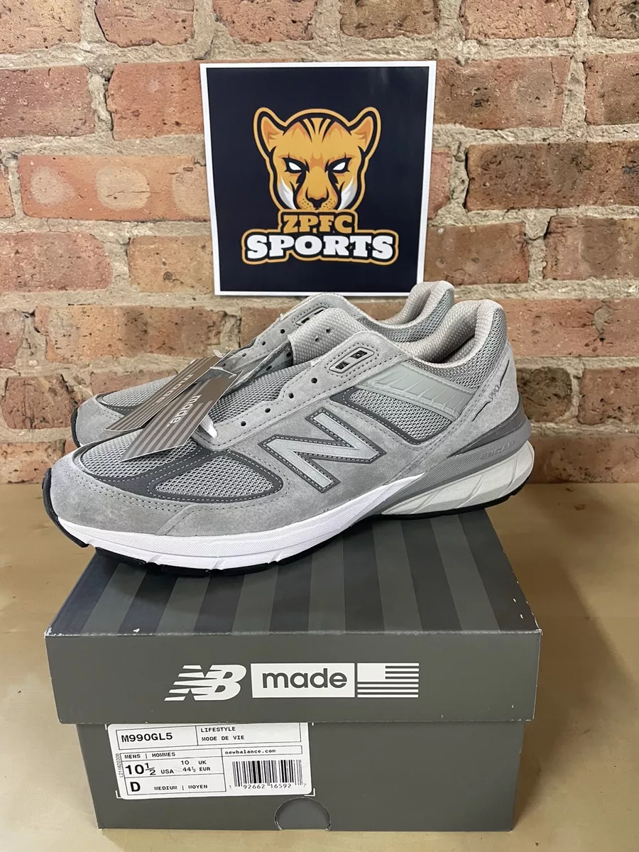 New Balance 990v5 Made In USA Grey MENS M990GL5 | eBay