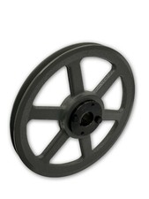 CAST IRON ELECTRIC MOTOR PULLEY SHEAVE 11.25", 1 SINGLE GROOVE FOR 3L 4L A BELTS