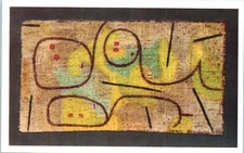Postcard Lying Down by Paul Klee The Detriot Institut of Arts 5.5x3.5 inches USA