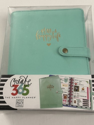 Me & My BIG ideas Create 365 The Happy Planner Mini Mint Aqua New RP1