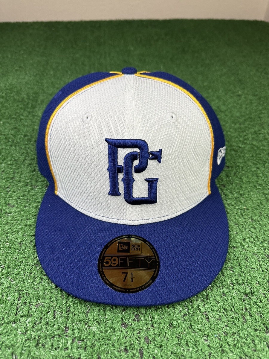Perfect Game New Era 59Fifty Fitted Baseball Hat Blue White Yellow
