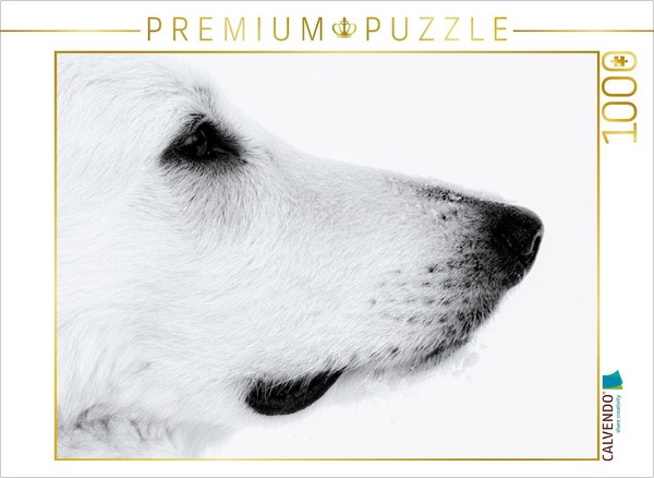 Calvendo Puzzle Schneeweiß 1000 Teile Puzzle Quer | 1000 Teile Lege-GrößE 64X48C-image