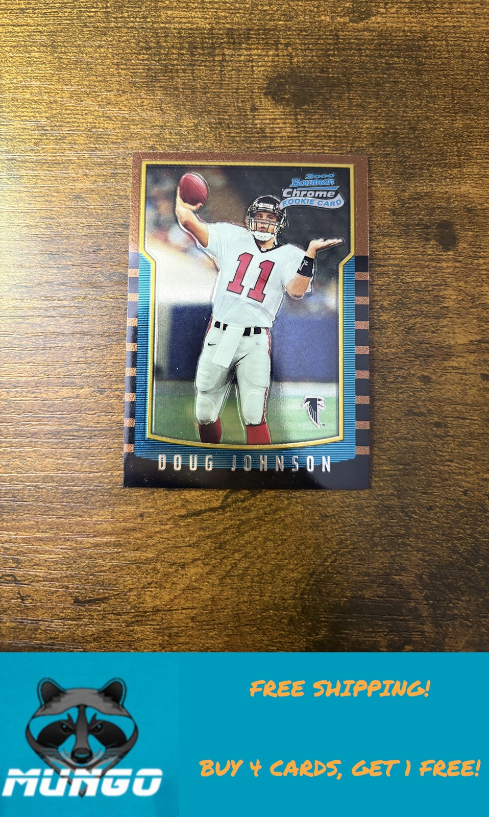 2000 Bowman Chrome #231 Doug Johnson Atlanta Falcons Rookie