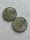 2002 P & D Kennedy Half Dollar (2) Clad Coins Circulated NIFC Free shipping N320