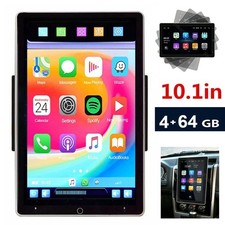 Double 2Din Rotatable 10.1'' Android15 Touch Screen Car Stereo Radio GPS Carplay
