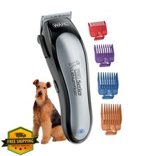 Wahl Pro Series Cordless Dog Cat Clippers Lithium Ion Grooming Kit 9766