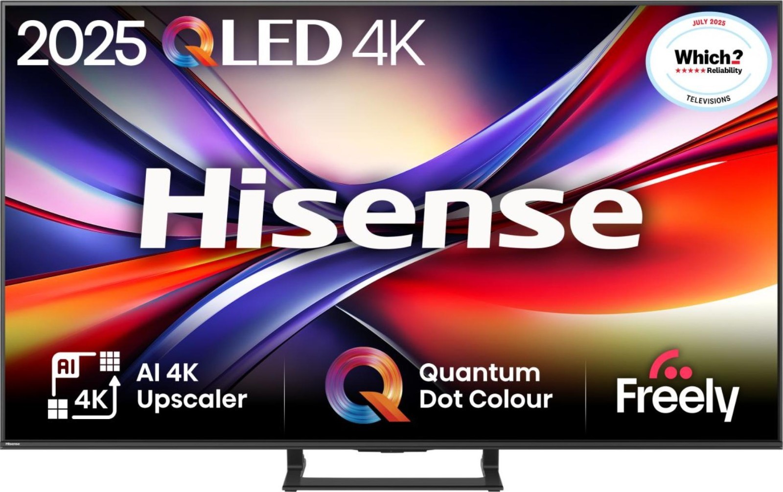 Hisense 55A7QTUK 55" QLED 4K Smart AI TV  (SRP £499)