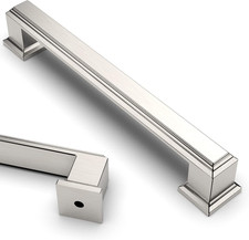 10 Pack 5 Inch Brushed Satin Nickel Kitchen Cabinet Handles  Heavy-Duty Solid Z