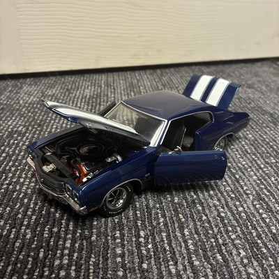 Franklin Mint Precision Models 1970 Chevrolet Chevelle 454 SS 1:24 Blue