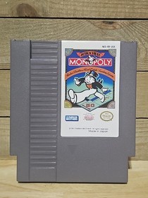 Nintendo NES - Monopoly - Cartridge W/ Sleeve. Authentic. Tested!