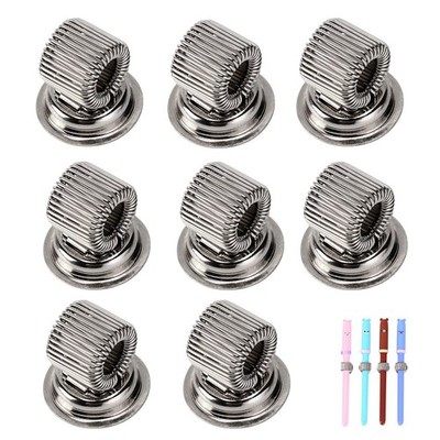 BTSKY  Stainless Steel Magnetic Pen Holder Clips- Magnetic Pen Clip Holder Fi...