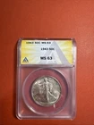 1943 Walking Liberty Half MS 63