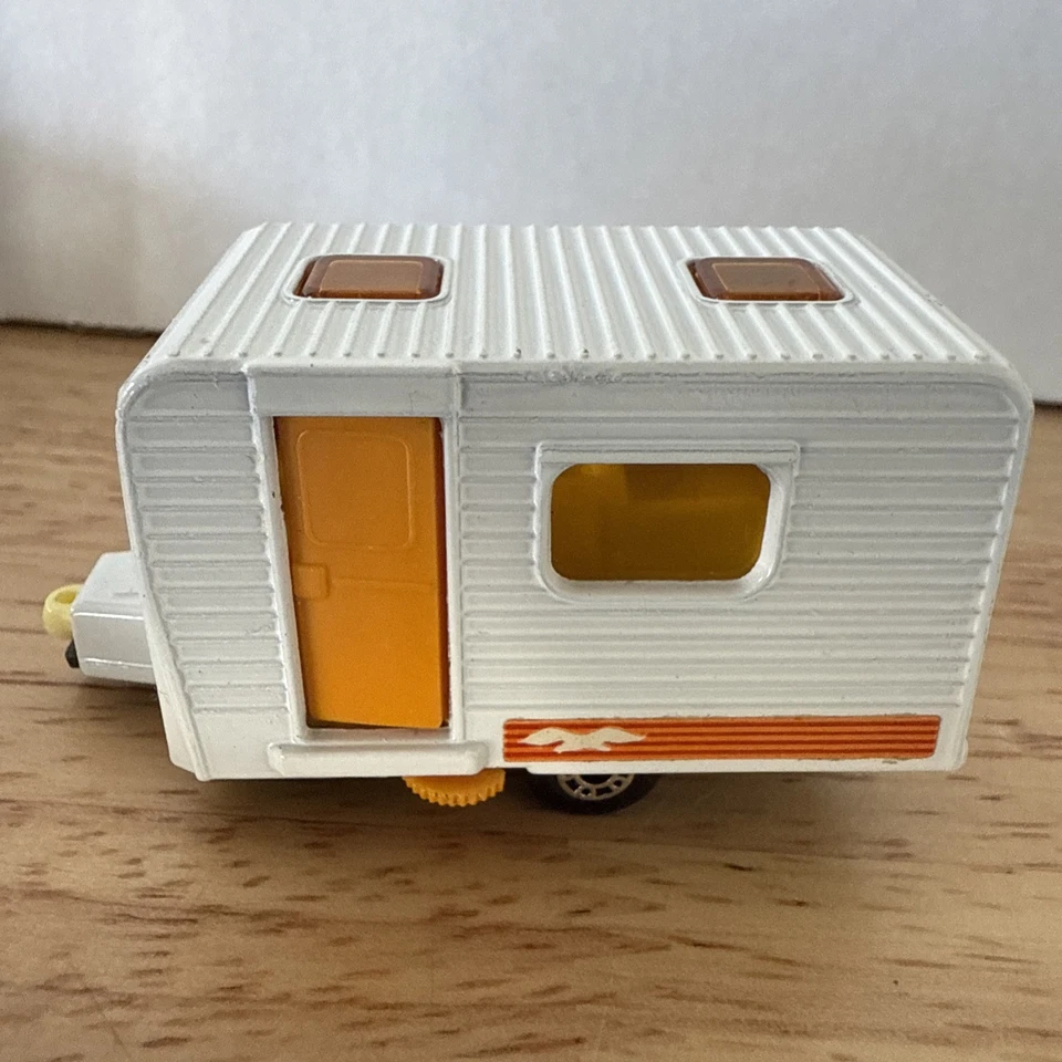 RARE Vintage Matchbox Lesney Superfast MB31 Caravan Camper Trailer Box - Image 2 of 4