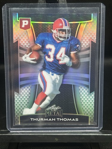 2025 Leaf Metal Pristine THURMAN THOMAS 1/1 Proof Halo BUFFALO BILLS