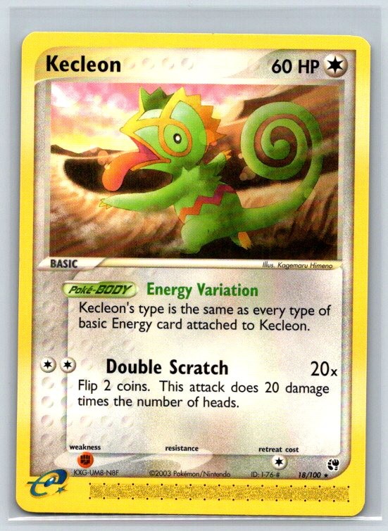 Kecleon 18/100 Sandstorm NM