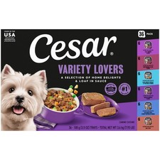 Cesar Home Delights Classic Loaf in Sauce Wet Dog Food 36 Count Pack of 1