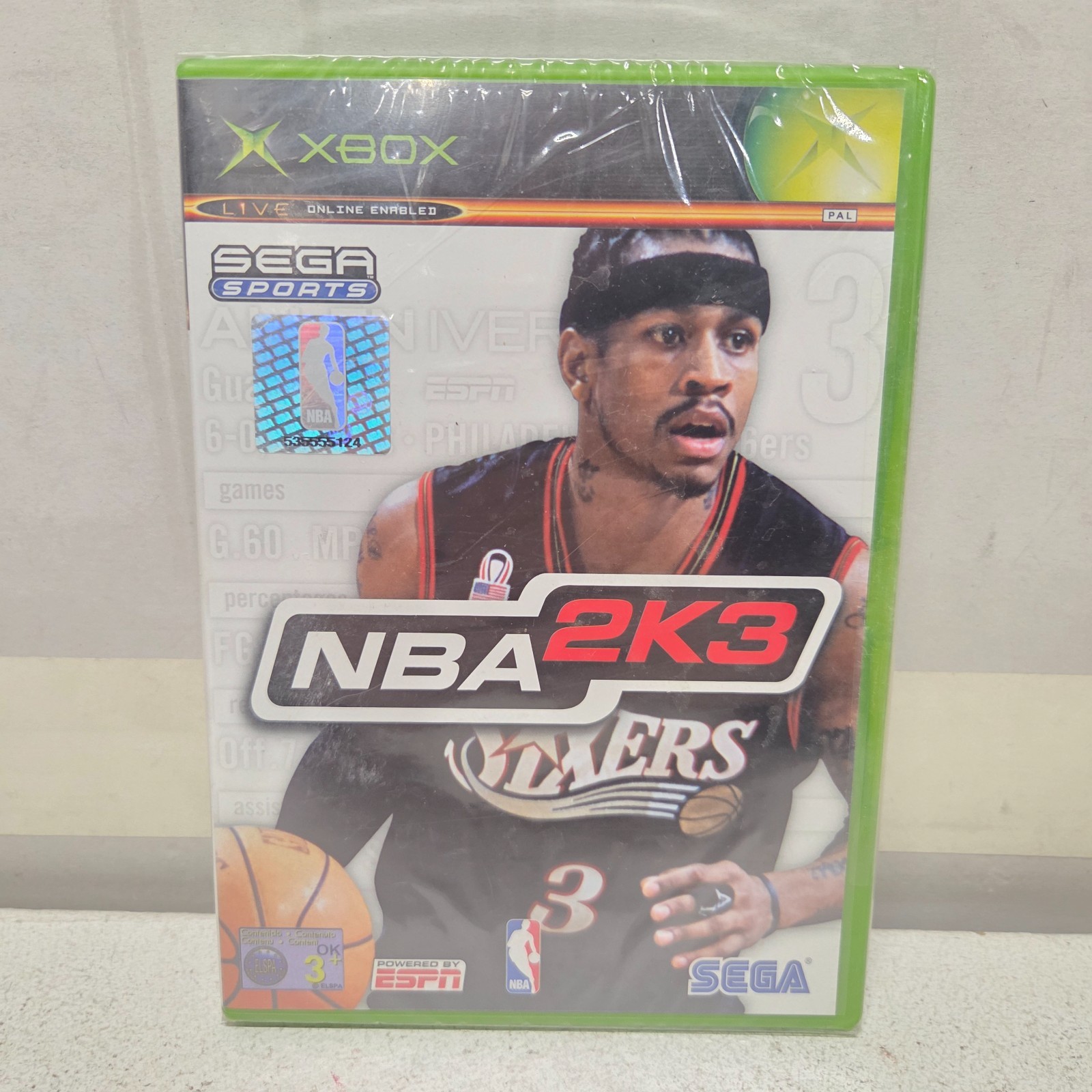 NBA 2K3 Microsoft Xbox New & Sealed
