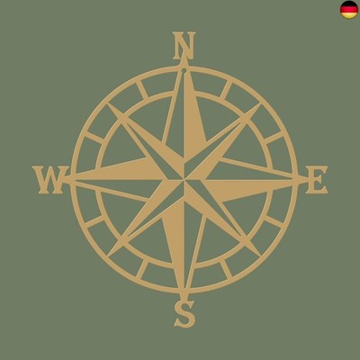 ESTART 28 CM großer dekorativer nautischer Kompass Wanddekoration, Wohnzimmer 