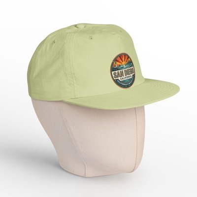 San Diego California Surf Badge Cap | Vintage Sunset Surfing Hat