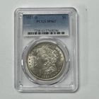 1921-D Morgan Silver Dollar PCGS MS63