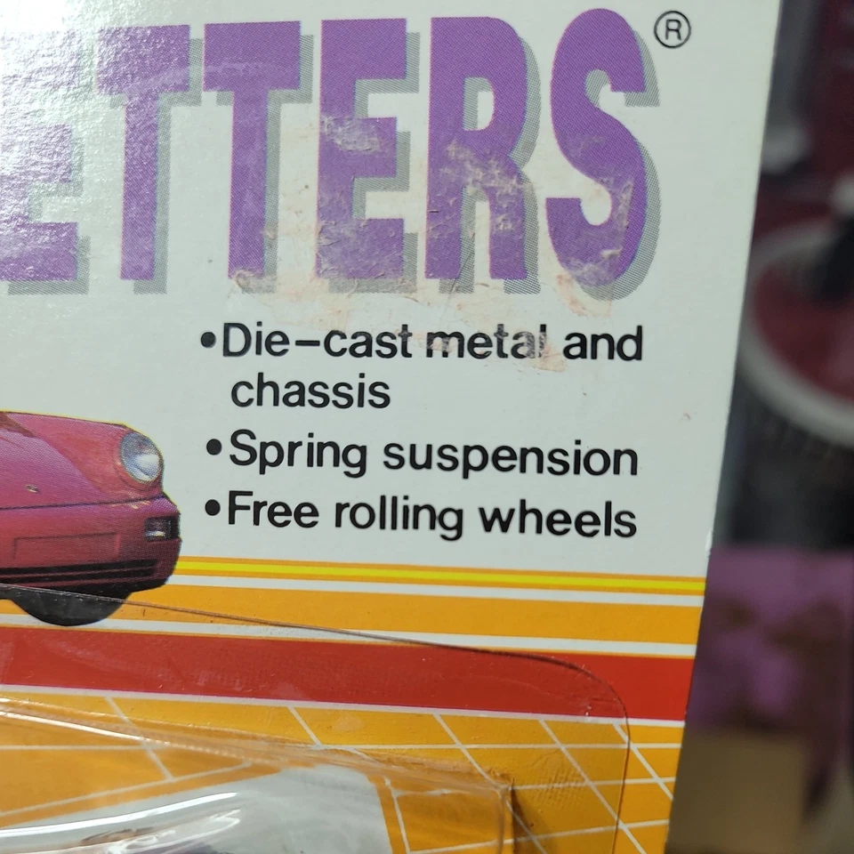 NUEVO Y SELLADO 1993 Zee Zylmex Pacesetters Porshe 1:64 Die-Cast Metal #29580 Foto 4 de 4