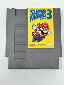Cartucho de juego vintage de Super Mario Bros 3 (Nintendo NES, 1990) sin probar