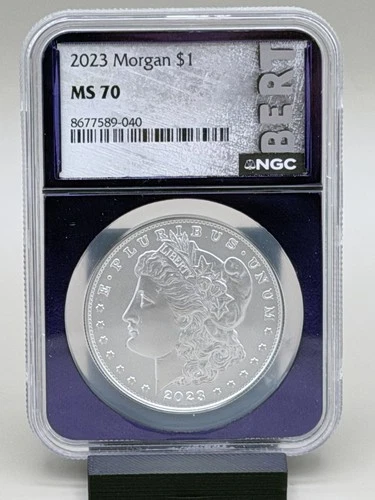 PERFECT CONDITION MS70 NGC 2023 Morgan Silver Dollar BERT