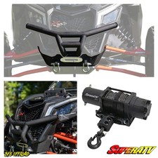 SuperATV Heavy Duty Front Winch Bumper W 6000...