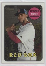 2018 Topps Heritage High Number Chrome 69/999 Eduardo Nunez #THC-712 sh7