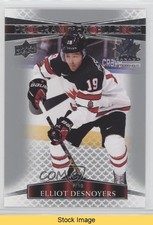 2022 Team Canada Juniors Program of Excellence Elliot Desnoyers #105 READ 0qr0