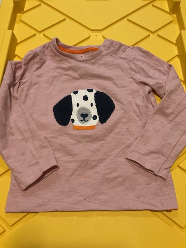 NWOT Mini Boden  Baby Boden Boys Unisex girls Applique dog T Shirt Top Size 2-3 - 第 1/6 張圖片