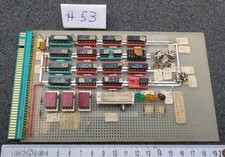 RARIT&Auml;T STECKPLATZ PLATINE mit seltenen ICs VINTAGE 1977 VERGOLDET
