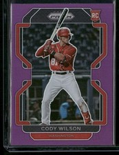 2022 Panini Prizm #94 Cody Wilson Purple Prizm