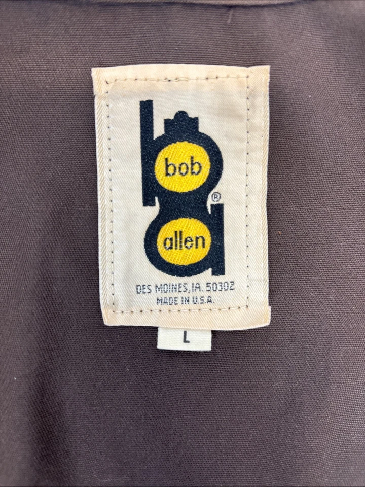 Chaleco de Tiro Bob Allen De Colección Marrón Con Borde de Gamuza Hecho en EE. UU. Talla Grande Foto 2 de 4
