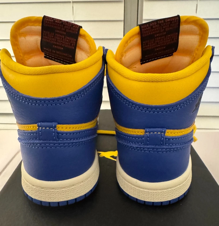 Nike Air Jordan 1 Retro Alto OG (TD) Maíz Reverso Laney 10C - FD2598-700 - NUEVO Foto 4 de 4