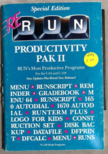 ReRUN Productivity Pak II Special Edition Commodore C 64/128 1986 manual  disk