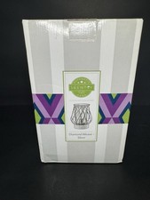 Scentsy Full Size Warmer Diamond Weave Silver...