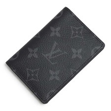 LOUIS VUITTON M61696 Organizer De Poch Monogram Eclipse, Black Card Holder