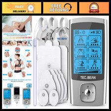 24 Modes Rechargeable TENS Unit Muscle Stimulator with 8 Electrode Pads - Pain R