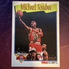 NBA Hoops 1991-92 Michael Jordan Milestones Card #317 Chicago Bulls