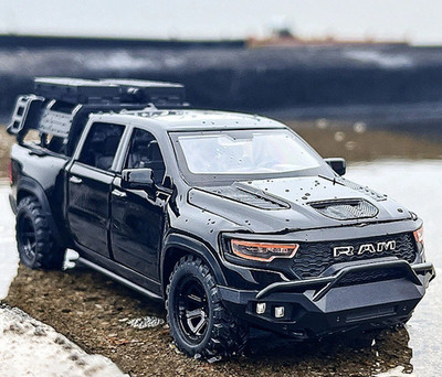 1:32 Alu Pickup Truck Modell Spielzeug Auto Sound Licht Pull Back Kinder Sammlerstück Gif
