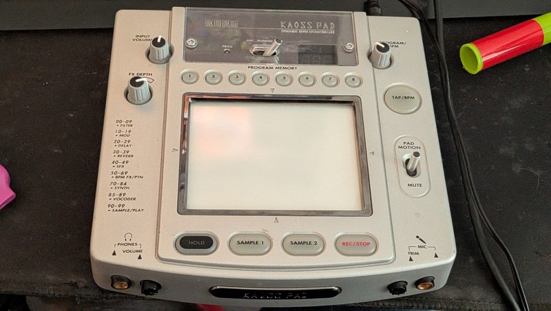 KORG KAOSS PAD KP2 Dynamic Effect Controller DJ Effector Sampler Musical Gear