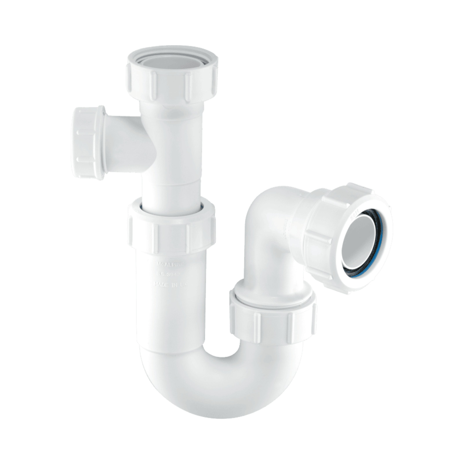 McAlpine ASA10-SP 75mm Water Seal Multifit Outlet Tubular Swivel Basin Trap