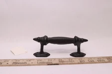 Hexagonal Metal Pull Black 4-15/16" Center to Center 1483965