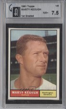 1961 Topps Marty Keough #146 GAI 7.5 m5x